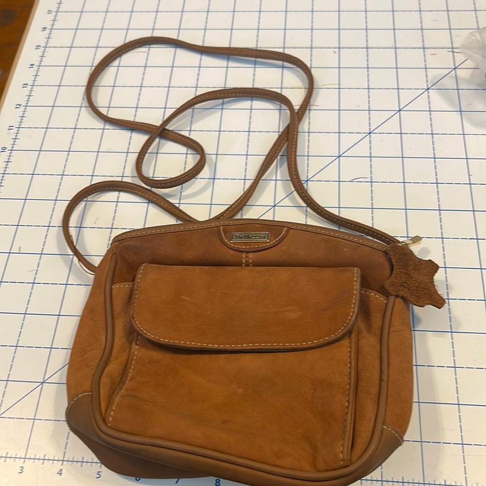 Bellezza Brown Leather Purse